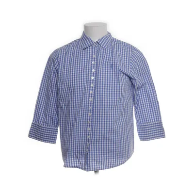 Shirt (Blauw, Wit) van Nockstein Trachten Katoen