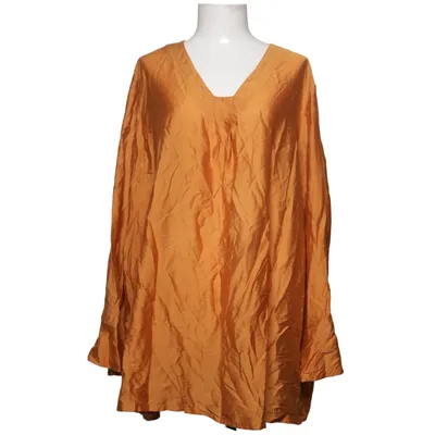 Blus (Orange) från Selection by Ulla Popken Modal, Polyamid, Silke