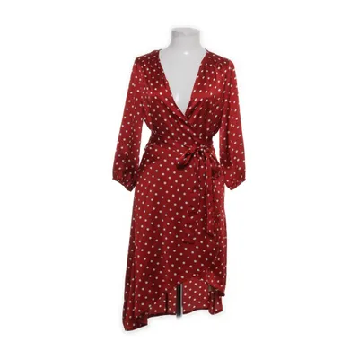 Omlottklänning (Röd, Vit) från In the Style Polyester