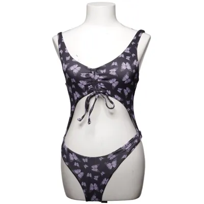 Maillot de bain une pièce (Noir, Violet) de Zaful Élasthane, Polyester