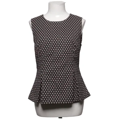 Peplum top (Black, White, Red) from Diane von Furstenberg Cotton, Elastane, Polyamide, Polyester