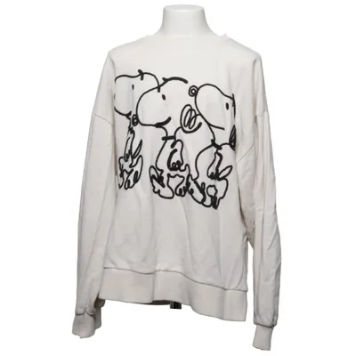 Collegetröja (Beige, Svart) från Zara x Peanuts Bomull, Polyester