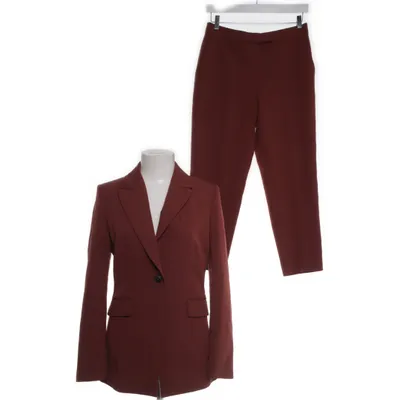 Jakkesæt (Rød, Brun) fra Mango Basics Elastan, Polyester, Viscose