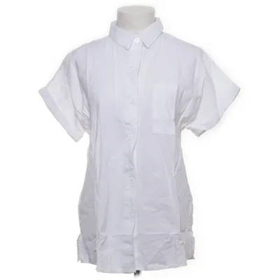 Kortärmad skjorta (Vit) från Yidarton Bomull, Linne