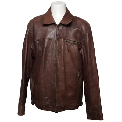 Läderjacka (Brun) från Wilhelm Skinn, Polyester