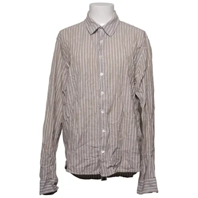 Shirt (Beige, Wit) van Skagen Katoen, Linnen