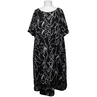 Kjole (Sort, Hvid) fra Emery Rose Elastan, Polyester