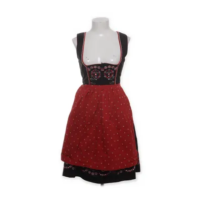 Dirndl (Svart, Röd, Vit) från Rose-Dirndl Bomull, Polyester, Viskos