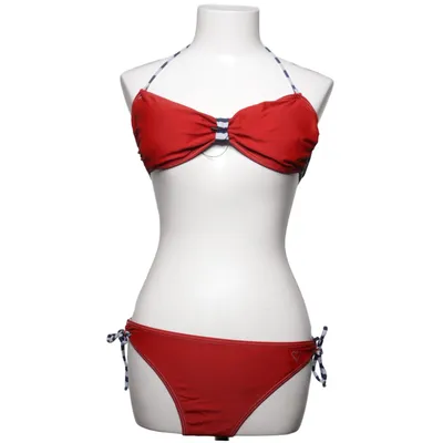 Bikini (Röd, Vit, Blå) från Love Culture Elastan, Polyester