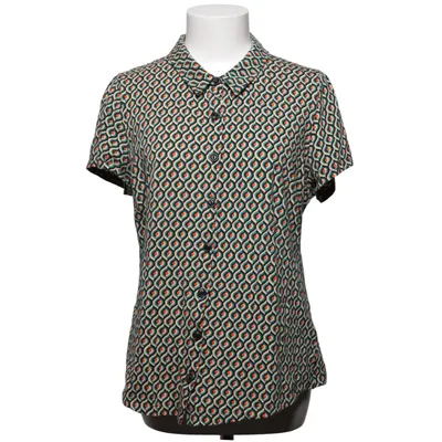 Chemise à manches courtes (Bleu, Multicolore) de King Louie Élasthane, Coton biologique