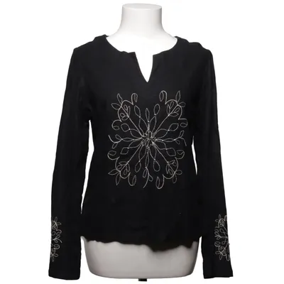 Blouse (Black) from Signature Experience Linen, Viscose