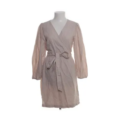 Omlottklänning (Beige) från H&M Premium Quality Bomull, Linne