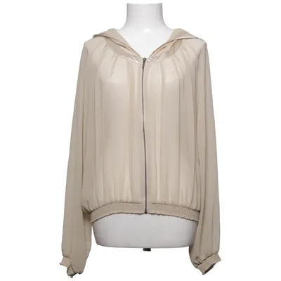Hættetrøje (Beige) fra Notthesame Polyester