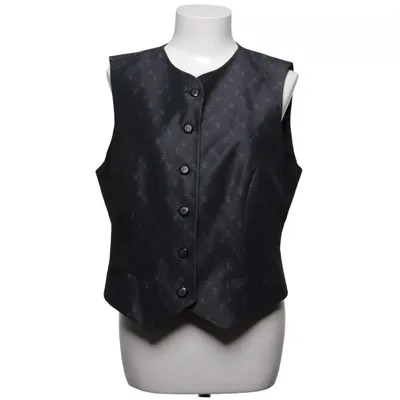 Suit vest (Black) from Vittoria Verani Acetate, Polyester