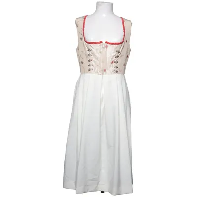Dirndl (White, Multicolored) from Isar-Trachten Polyamide, Polyester
