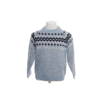 Sweater (Blå, Hvid) fra Rikiki Akryl, Uld