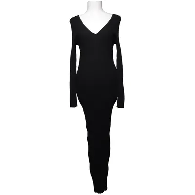 Maxi dress (Black) from Fashion Nova Nylon, Viscose