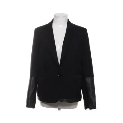 Blazer (Noir) de Steffen Schraut Élasthane, Cuir, Polyester