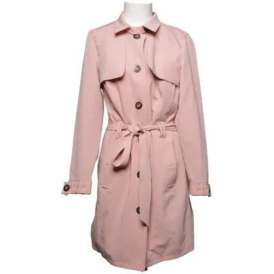 Trenchcoat (Pink) fra Pep Polyester, Viscose