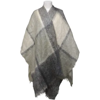 Poncho (Grijs, Wit) van Swiss