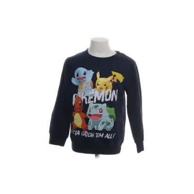 Collegetröja (Blå, Flerfärgad) från Pokémon Bomull, Polyester