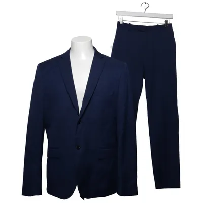 Kostym (Blå) från H&M Polyester, Viskos, Ull