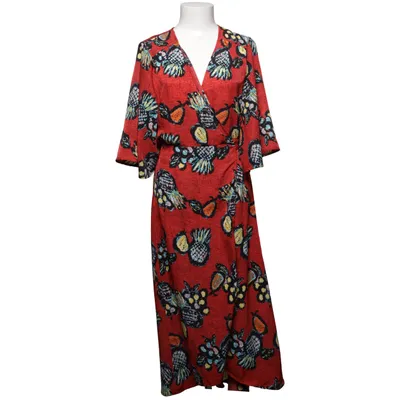 Robe portefeuille (Rouge, Multicolore) de Traffic People Polyester, Viscose