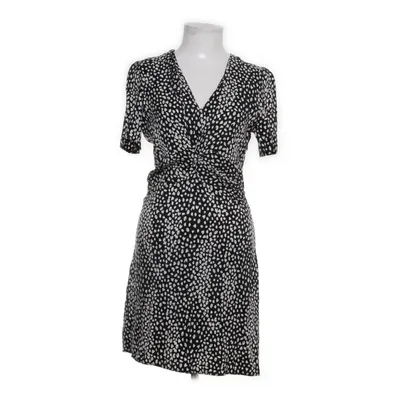 Dress (Black, White) from Maje Cupro, Viscose