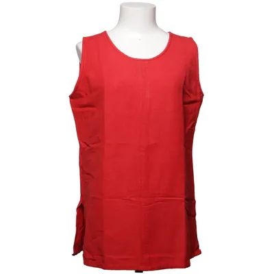 Débardeur (Rouge) de Machine Coton, Lin, Viscose