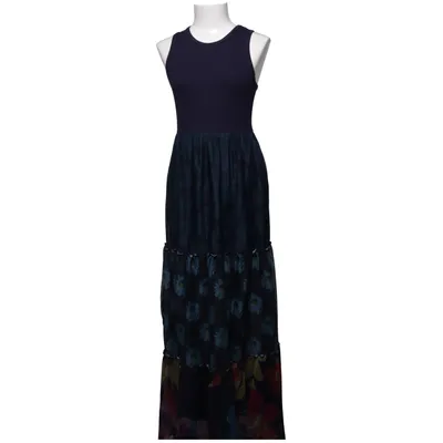 Maxikleid (Blau, Mehrfarbig) von Desigual Elasthan, Polyester, Viskose