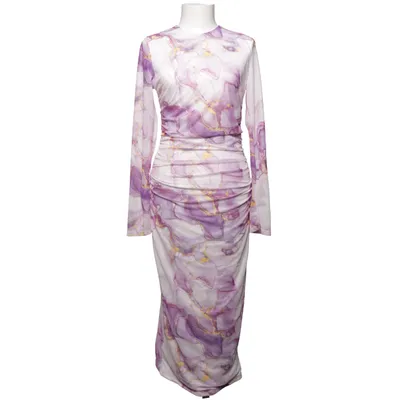 Maxi dress (Purple, White, Gold) from Shein Elastane, Polyester