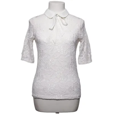 Pussy bow blouse (White) from Morgan de Toi Elastane, Polyamide, Polyester