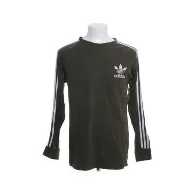 Langærmet t-shirt (Grøn, Hvid) fra Adidas Bomuld