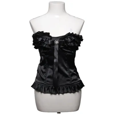 Corset (Black) from Goddess London Polyester