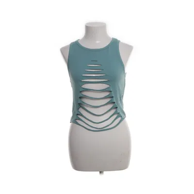 Crop top (Groen) van Urban Outfitters Katoen, Elastaan
