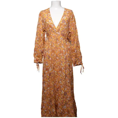 Maxi dress (Yellow, Brown, White) from Antik Batik Cotton