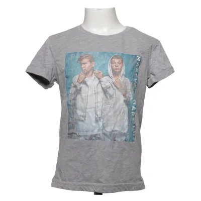 T-shirt (Grau) von Marcus & Martinus x H&M Polyester, Baumwolle