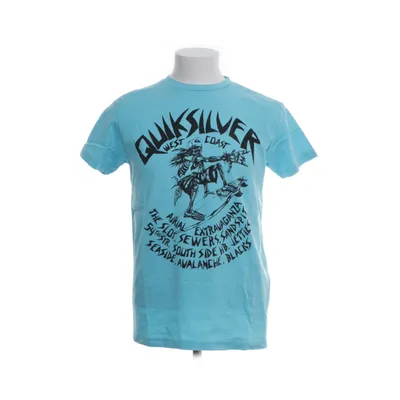 T-shirt (Blue, Black) from Quiksilver Cotton