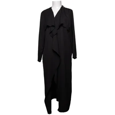 Coat (Black) from Fashion Line Polyester