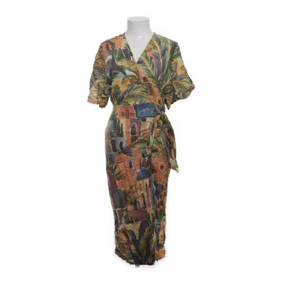 Omlottklänning (Flerfärgad, Grön) från Oysho Viskos