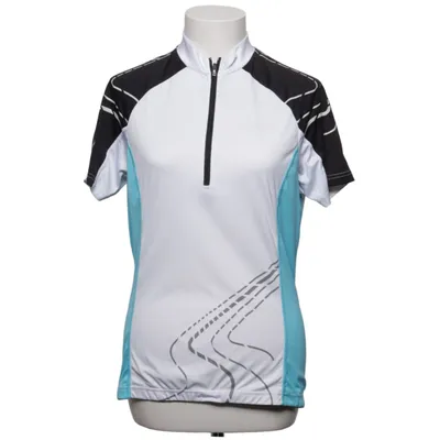 Bicycle shirt (White, Blue, Black) from Nakamura Polyester
