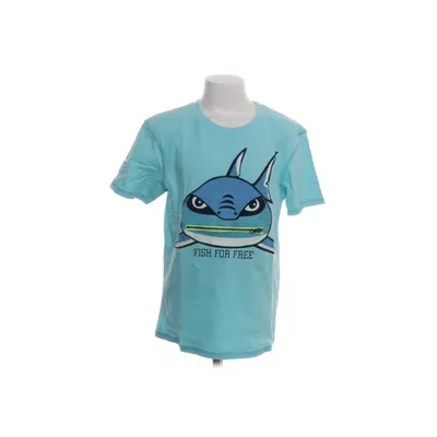 T-shirt (Blauw) van Kids Katoen, Elastaan