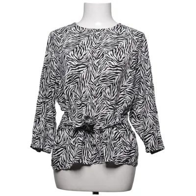 Blouse (Black, White) from Women Viscose
