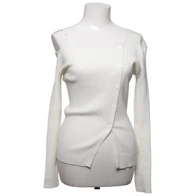 Cardigan (Hvid) fra Luc.ce Polyester, Viscose