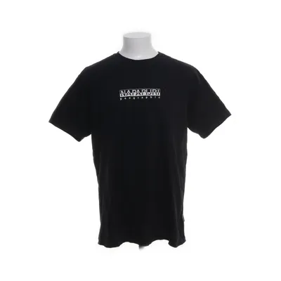 T-shirt (Sort, Hvid) fra Napapijri Bomuld
