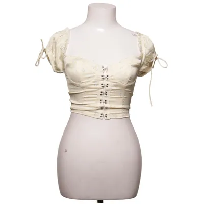 Crop top (Gul, Flerfärgad) från Princess Polly Polyester