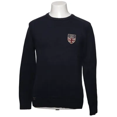 Trui (Blauw) van Morris Gent's Katoen, Wol