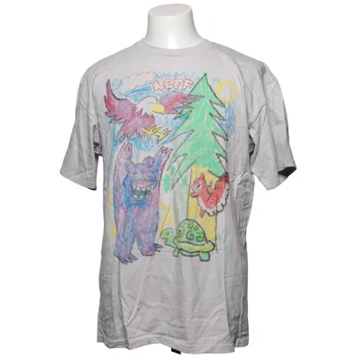 T-shirt (Gris, Multicolore) de Neff Coton, Polyester