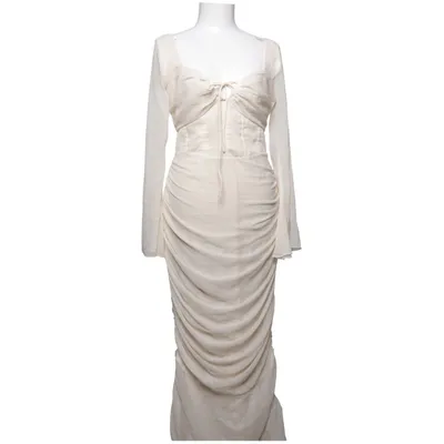 Cocktail dress (Beige) from ASOS Design Polyester