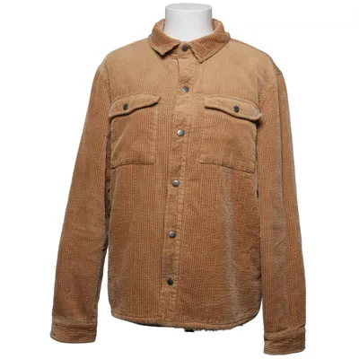 Foret Jeansjakke (Brun) fra M&S Bomuld, Polyester